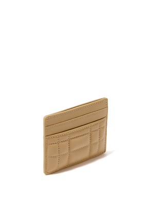 Evelyn Quilted Leather Card Case